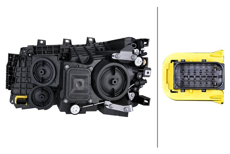 světlomet hlavní SCANIA P s motorkem + denní svícení 1EH011804-061