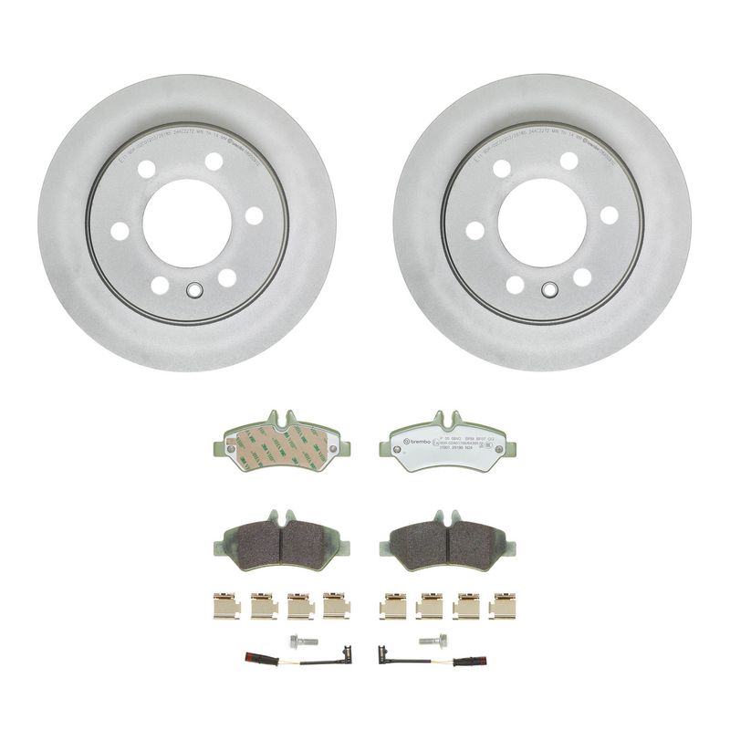 Pidurikomplekt, ketaspidur, BREMBO KT 10 027