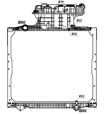 NRF 58277 Radiator, engine cooling