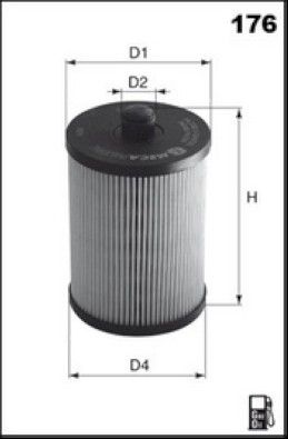 MISFAT Filtre à carburant F012