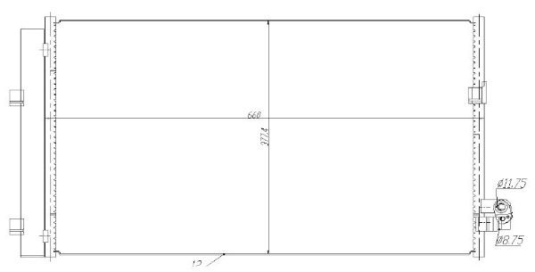 Condensator, climatizare MTR 13054757