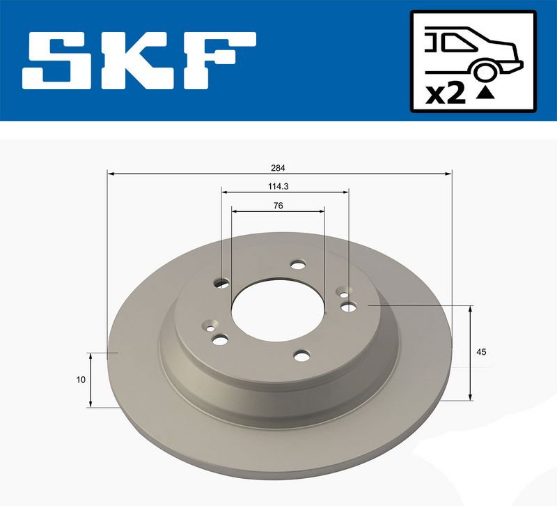 спирачен диск SKF