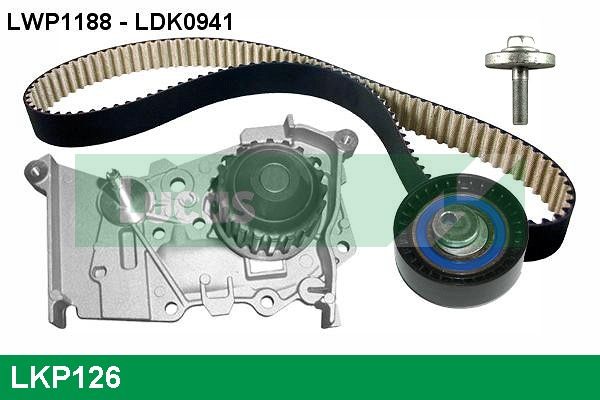 LUCAS Vízpumpa + fogasszíj készlet LKP126