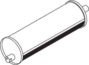 Amortizor zgomot mijloc/spate DINEX 50414