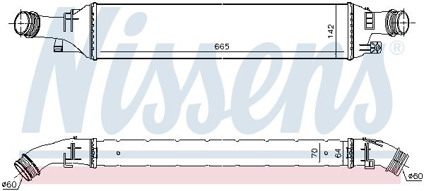 NISSENS 96298 Charge Air Cooler