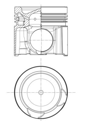 Píst 213 PI 00108 000