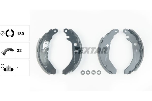 TEXTAR 91041900 Brake Shoe Set