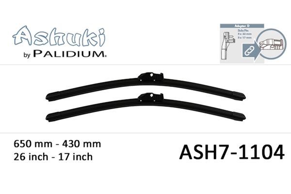 ASHUKI by Palidium törlőlapát ASH7-1104