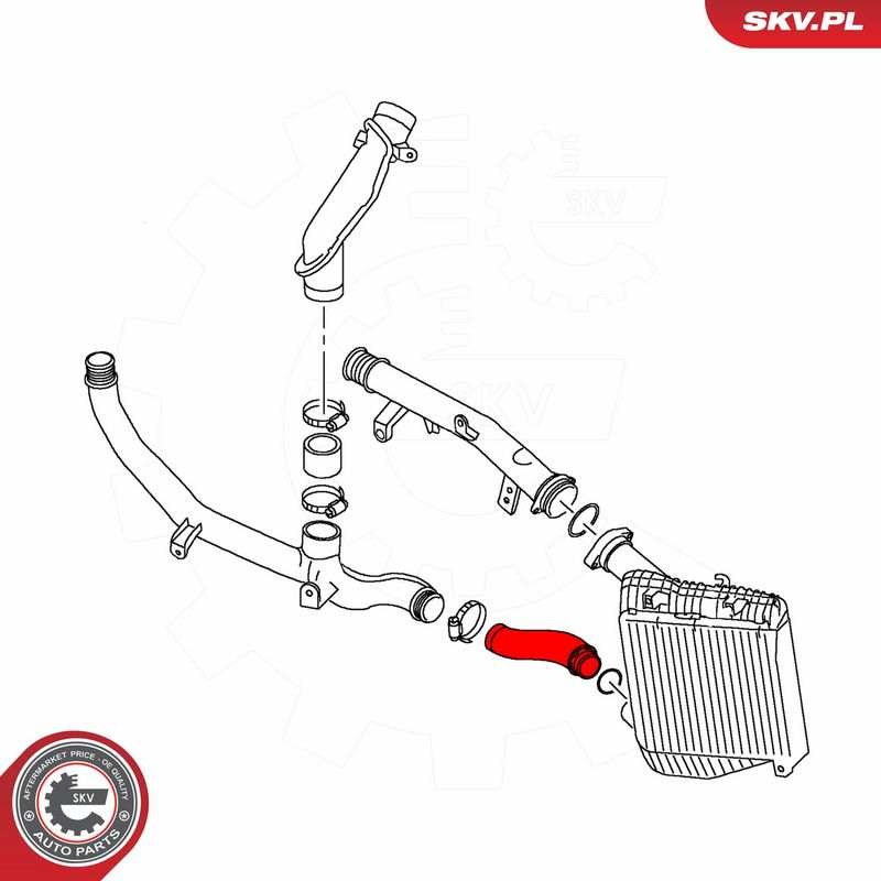 ESEN SKV 43SKV486 Charge Air Hose