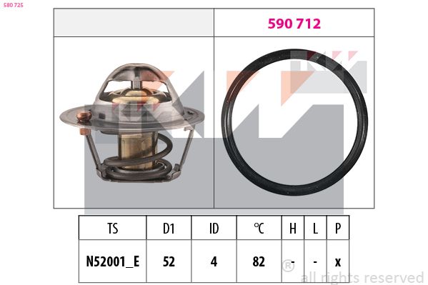 Термостат, охолоджувальна рідина, Kw 580725