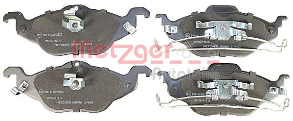 METZGER 1170063 Brake Pad Set, disc brake