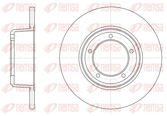 Гальмівний диск, Remsa 6341.00
