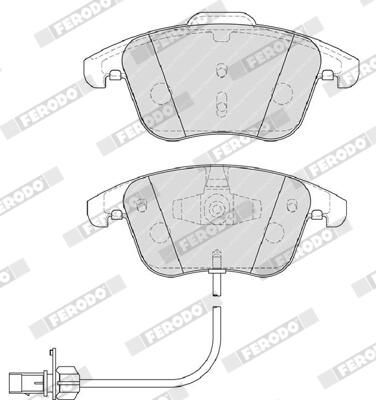 FERODO FDB4045 Brake Pad Set, disc brake