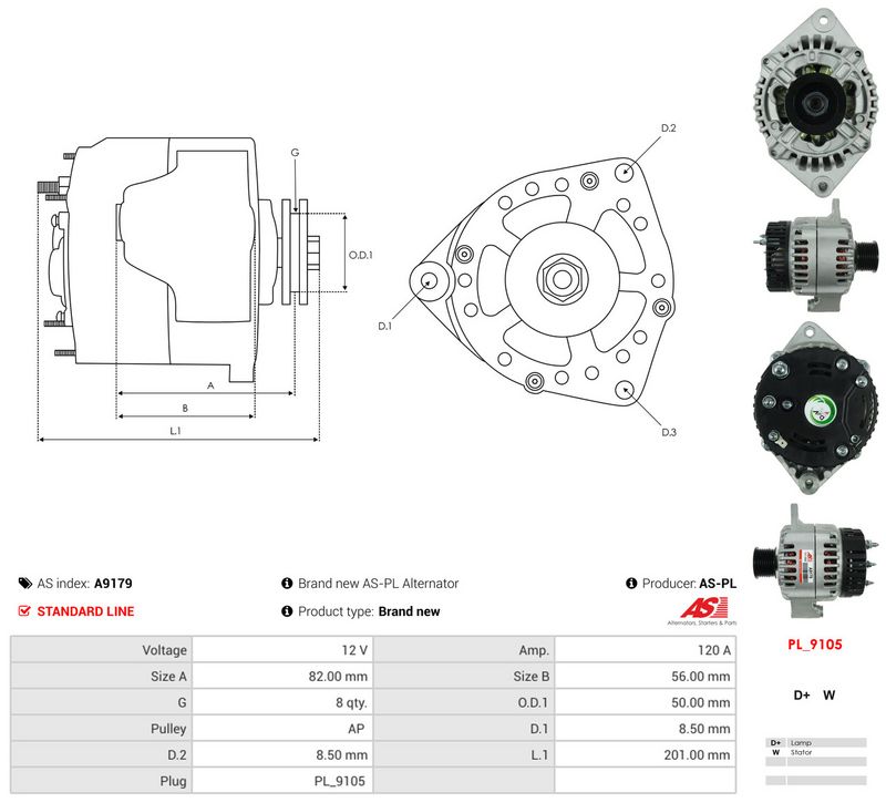 Generaator, AS-PL A9179