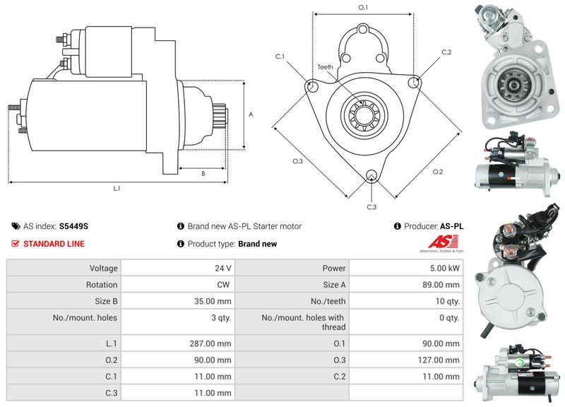 AS-PL S5449S Starter