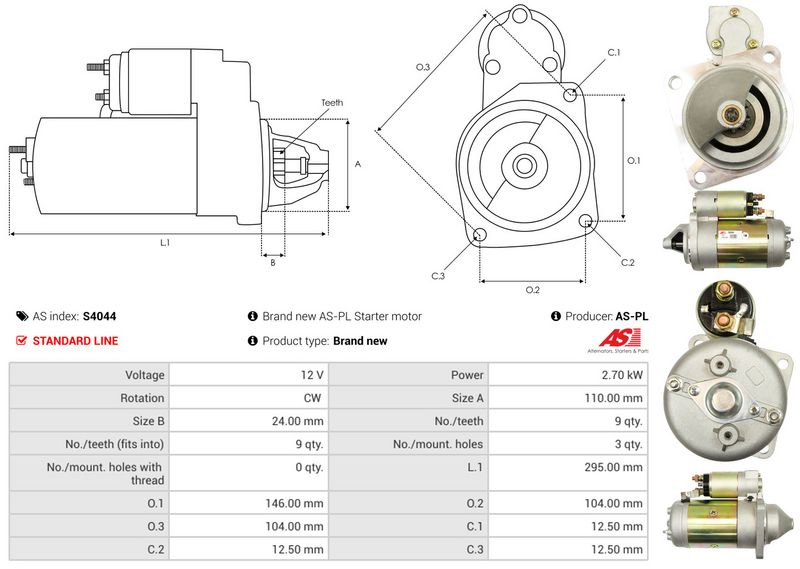 AS-PL S4044 Starter