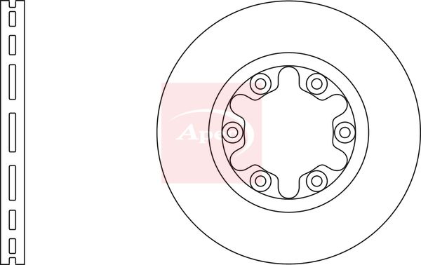 APEC Brake Disc DSK2320