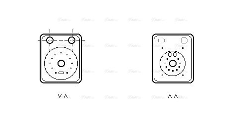 Оливний радіатор AVA QUALITY COOLING VN3093