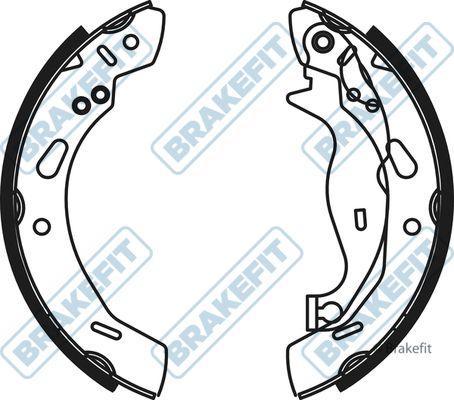 APEC Brake Shoe Set BSH1074