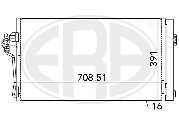 ERA kondenzátor, klíma 667139