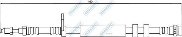 APEC Brake Hose BHO4254