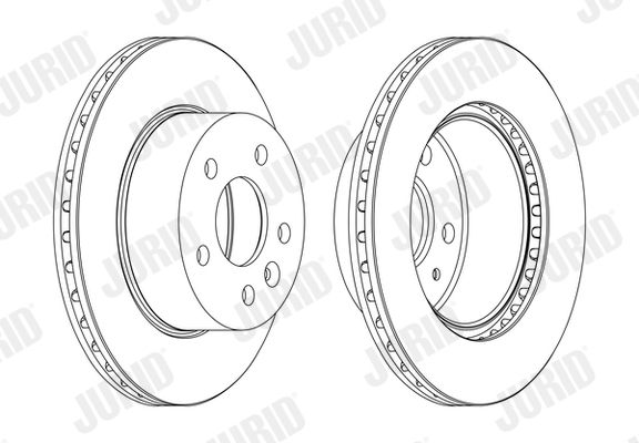 JURID 562054JC Brake Disc