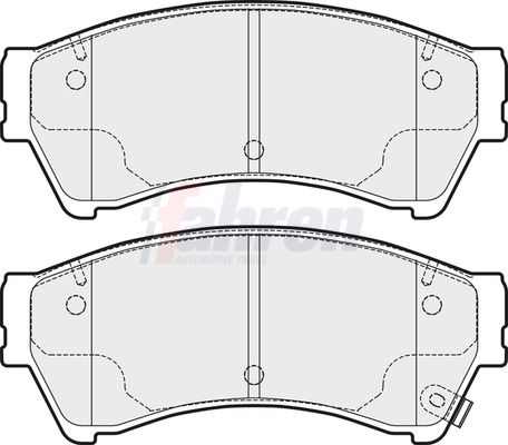 Fahren Brake Pad Set, disc brake FBP3304