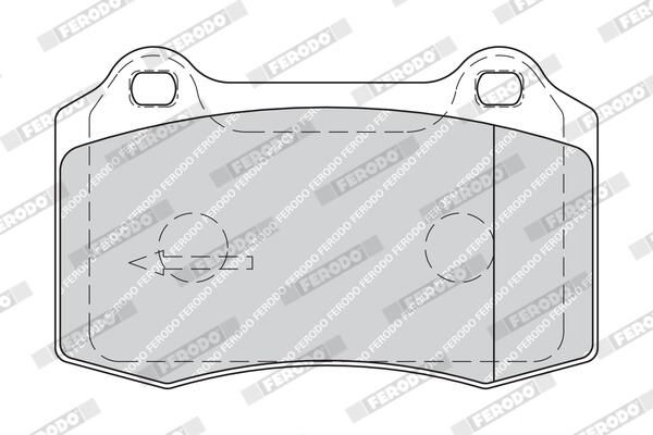 FERODO FDB1949 Brake Pad Set, disc brake