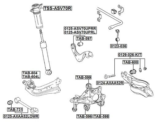Puks, FEBEST TAB-604L