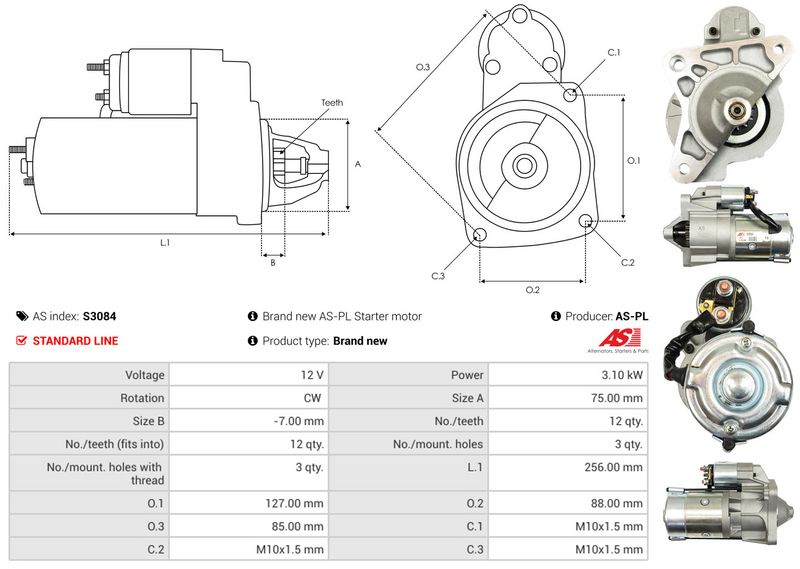 AS-PL S3084 Starter