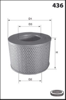 MISFAT Filtre à air R069