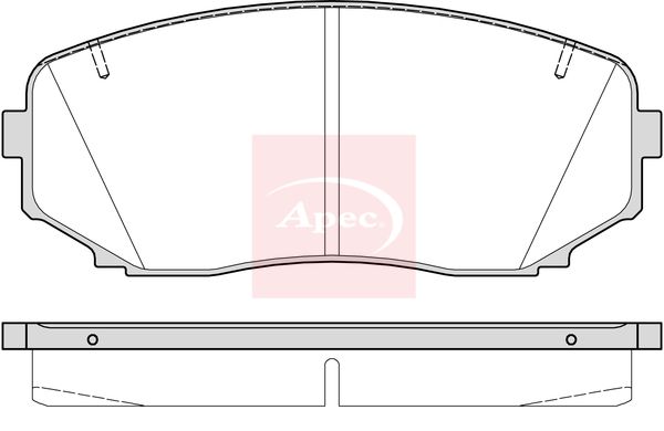 APEC Brake Pad Set, disc brake PAD2379