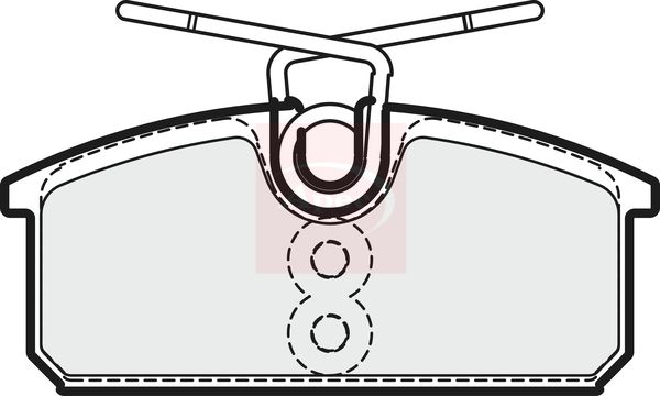 APEC Brake Pad Set, disc brake PAD1911