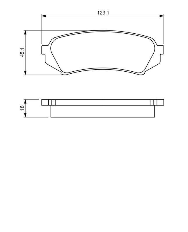 BOSCH Plaquettes de frein à disque 0 986 424 641