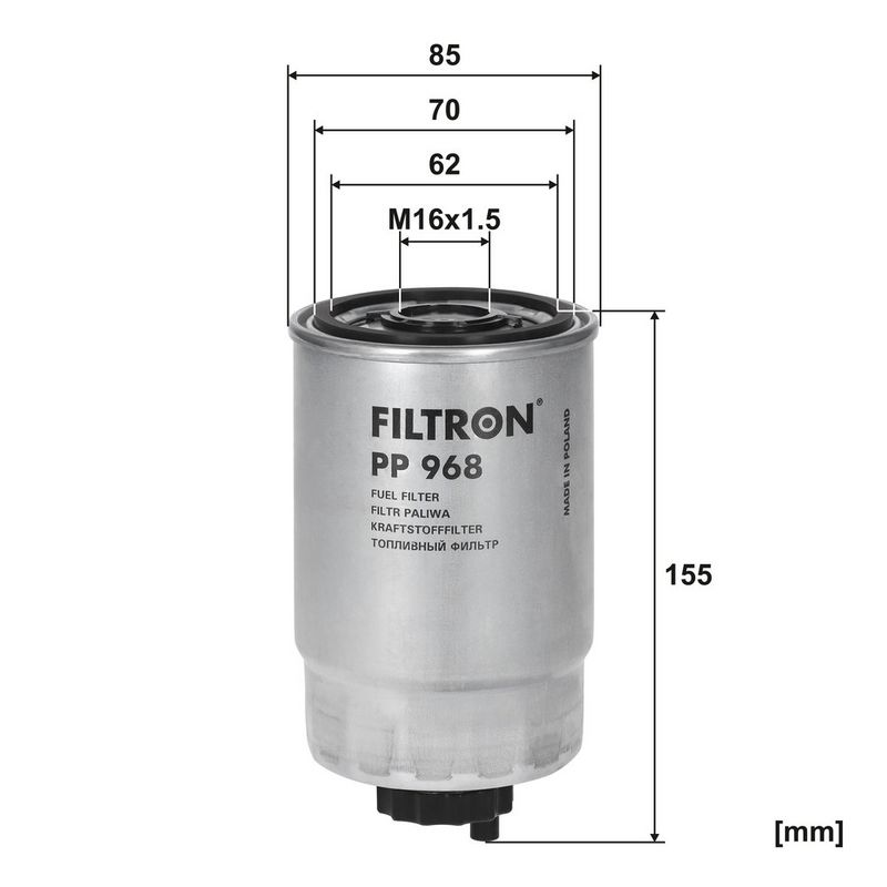 Kütusefilter, FILTRON PP 968