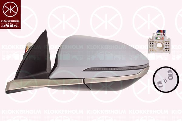 KLOKKERHOLM Наружное зеркало