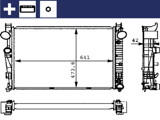 Product Image - Radiateur - CR226000S - MAHLE
