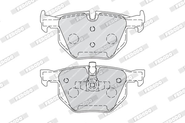 FERODO Plaquettes de frein à disque FDB1808