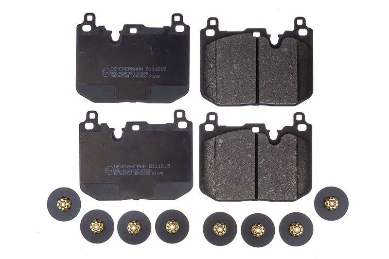 DENCKERMANN B111619 - Brake Pad Set, disc brake