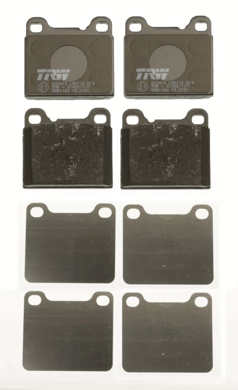 TRW GDB1160 Brake Pad Set, disc brake