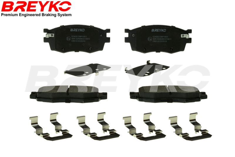 DAVID VASCO Q3420 Brake Pad Set, disc brake