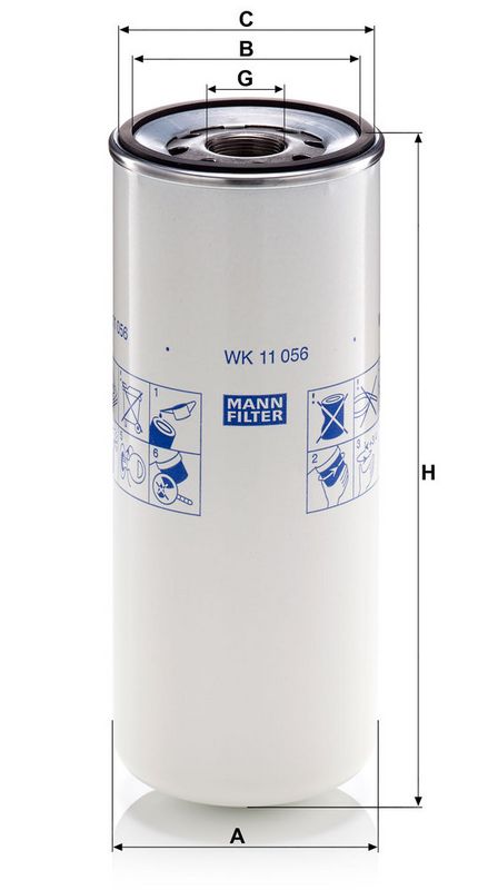 Kütusefilter, MANN-FILTER WK 11 056