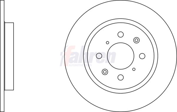 Fahren Brake Disc FBD6631