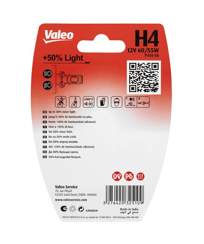 Lámpara, faro principal