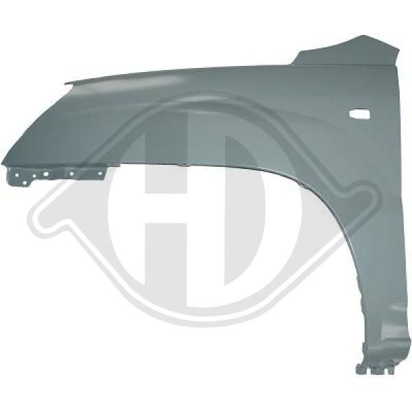 Крыло переднее левое под повторитель KIA Sportage KM 04-10 663111F120