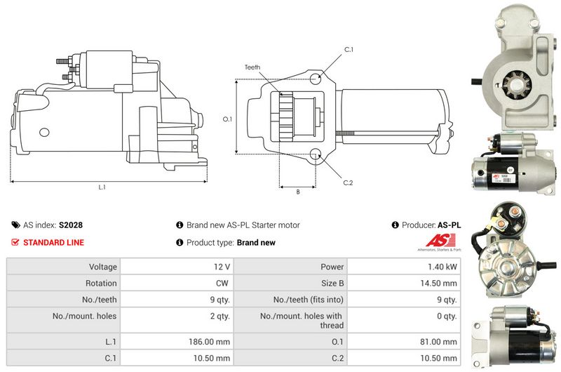 AS-PL S2028 Starter