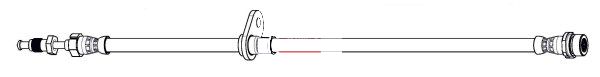 APEC Brake Hose HOS4238