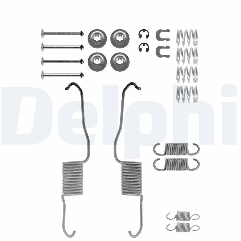 Комплект приладдя, гальмівна колодка, Delphi LY1207