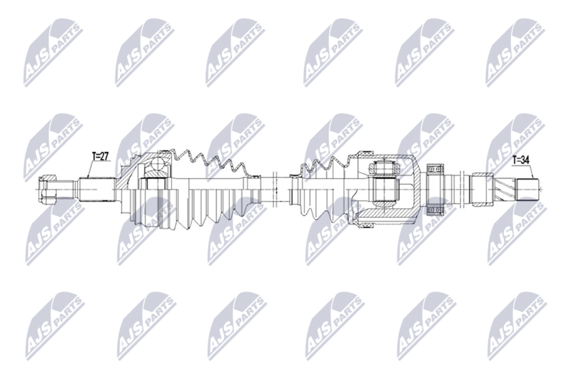 NTY NPW-RE-252 Drive Shaft