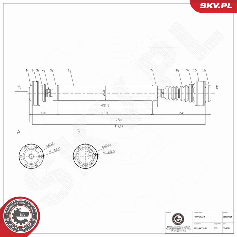 This part match OEM code: 1728111